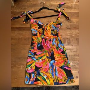 Farm rio tie strap dress